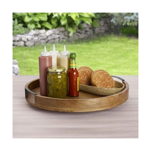 Gourmet Basics by Mikasa Lazy Susan Serving Tray 18Inch_3