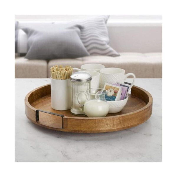 Gourmet Basics by Mikasa Lazy Susan Serving Tray 18Inch_4