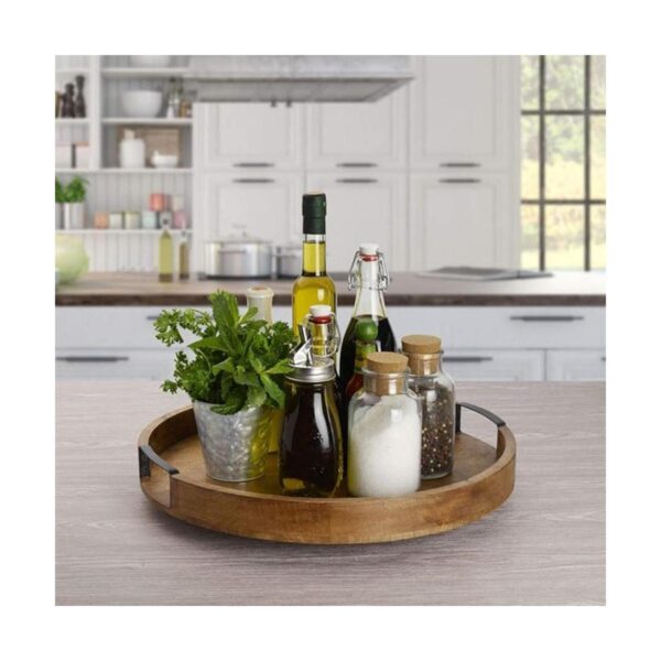 Gourmet Basics by Mikasa Lazy Susan Serving Tray 18Inch_5