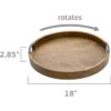 Gourmet Basics by Mikasa Lazy Susan Serving Tray 18Inch_6