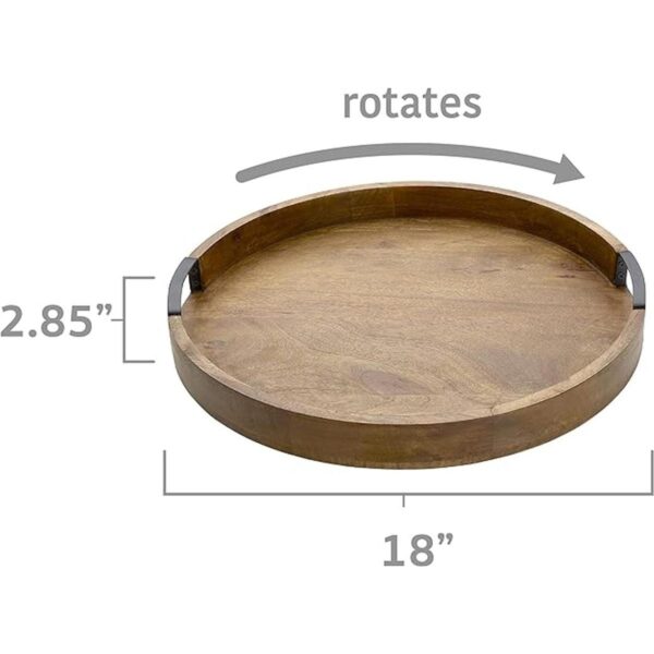 Gourmet Basics by Mikasa Lazy Susan Serving Tray 18Inch_6