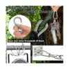 Gancho de resorte Lsquirrel 304 de acero inoxidable