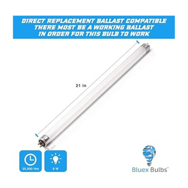 Paquete de 4 bombillas LED T5 de 21 pulgadas F13T5WW de_2