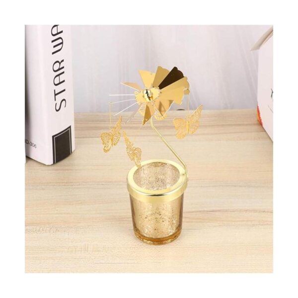 Garneck Soporte giratorio para velas de vela giratoria