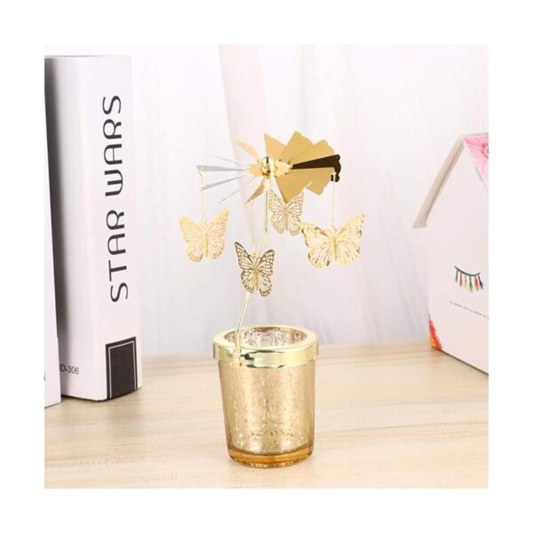 Garneck Soporte giratorio para velas de vela giratoria