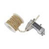 Craftdady Cadena de aluminio sin soldar con bobina de_6