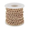Craftdady Cadena de aluminio sin soldar con bobina de_1