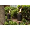 Tiki Brand Antorcha ajustable de 65.0 in resina negra_6
