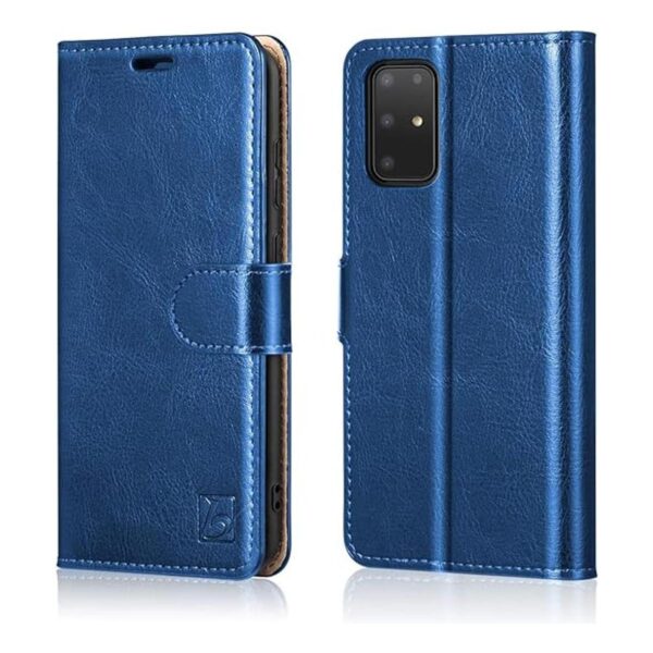 Belemay Funda tipo cartera para Galaxy S20 Plus piel de_1