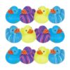 ArtCreativity Patos de goma con patrón multicolor para_1