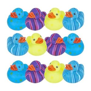 ArtCreativity Patos de goma con patrón multicolor para_1