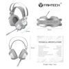 Auriculares de diadema para juegos con USB RGB y soporte_2