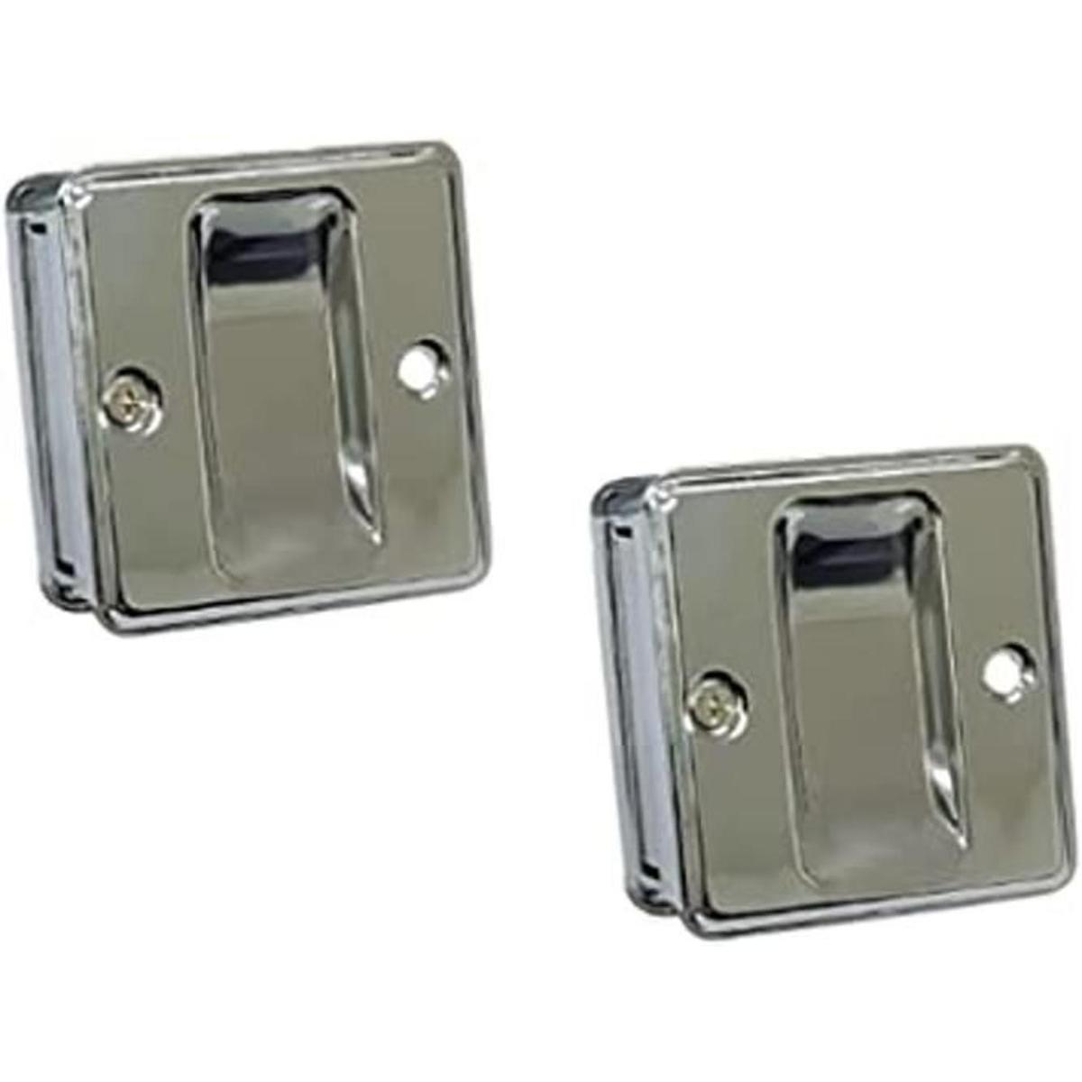 QCAA Bolsillo para puerta corredera de latón macizo 2