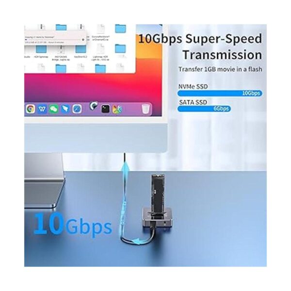 Estación de acoplamiento NVME a USB adaptador ACASIS M.2_3