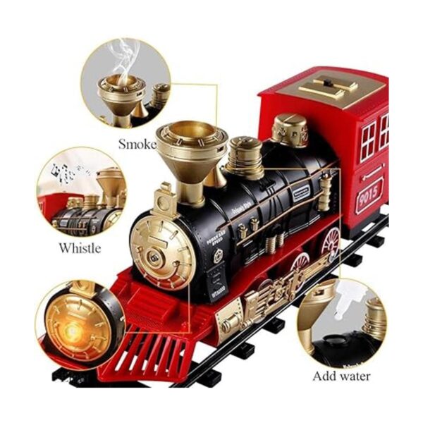 Juegos de tren con motor de locomotora de vapor coche de_3