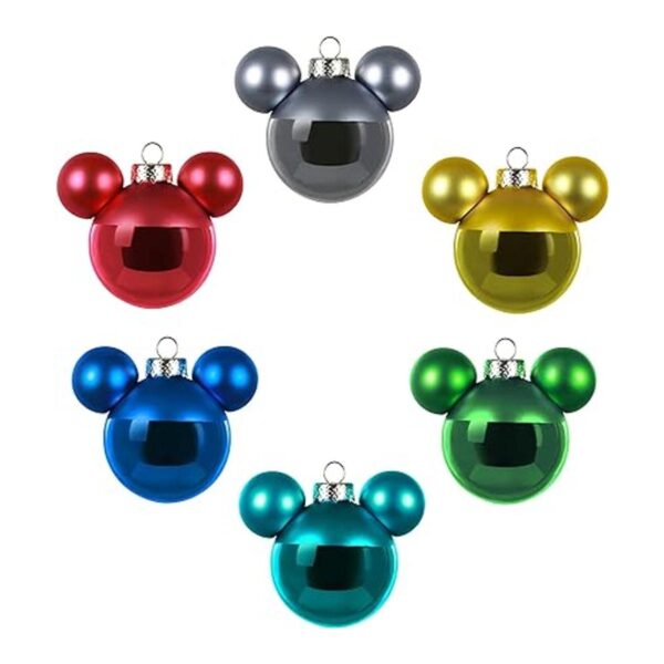 Hallmark Keepsake Adornos de Navidad de cristal Mickey_2