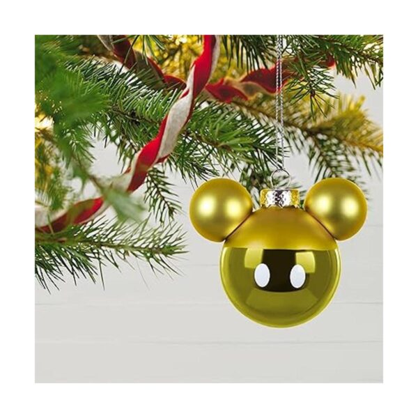 Hallmark Keepsake Adornos de Navidad de cristal Mickey_6