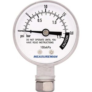 MEASUREMAN Medidor de olla a presión de acero inoxidable_1