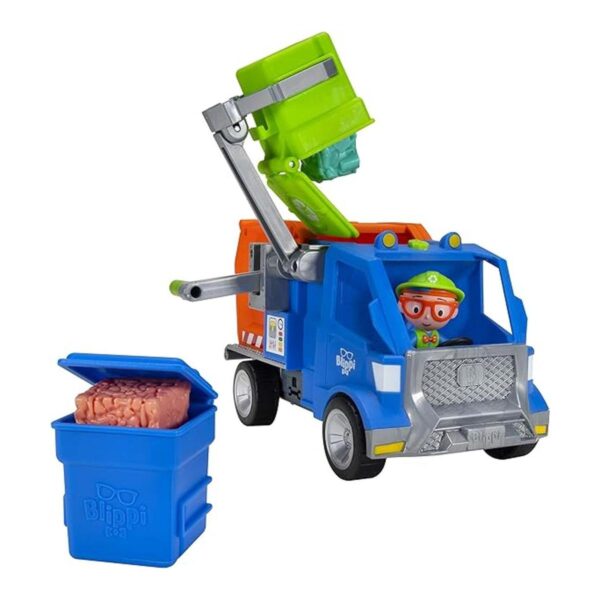 Blippi Camión de reciclaje Incluye figura de juguete de_1