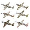 JOYGOGO Paquete de 24 aviones planeadores de guerra avión