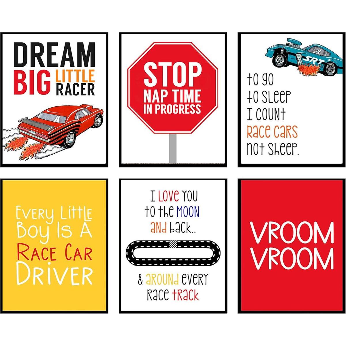 Dream Big Little Racer Juego de ruedas de decoración de