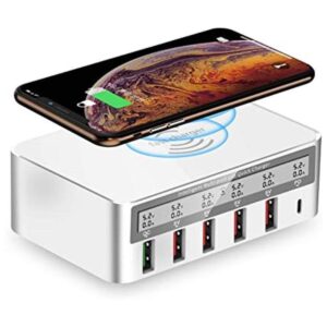 FUHAOXUAN Cargador rápido USB estación de carga rápida_1