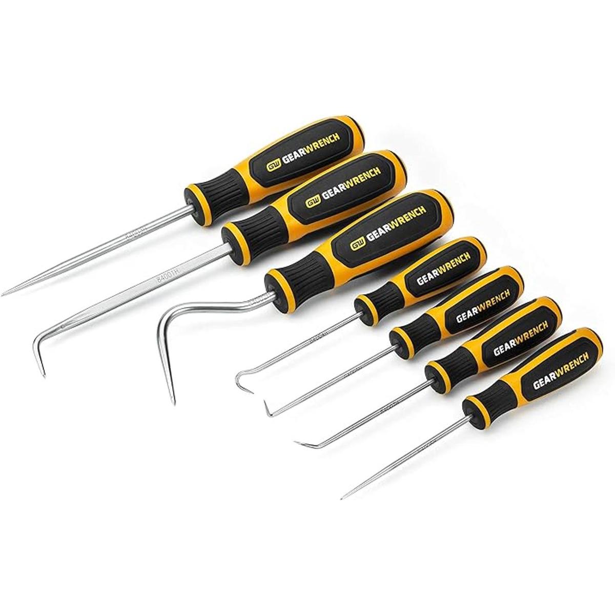 GEARWRENCH 7 piezas. Juego de ganzúas y ganchos 84000H.
