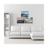 Homeoart Lienzo con diseño de faro paisaje oceánico_4