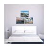 Homeoart Lienzo con diseño de faro paisaje oceánico_3