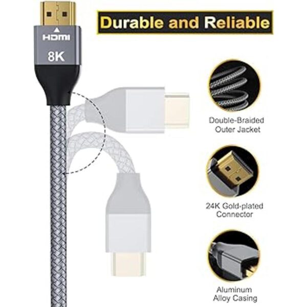 Cable HDMI 8K 60Hz 2 unidades_2