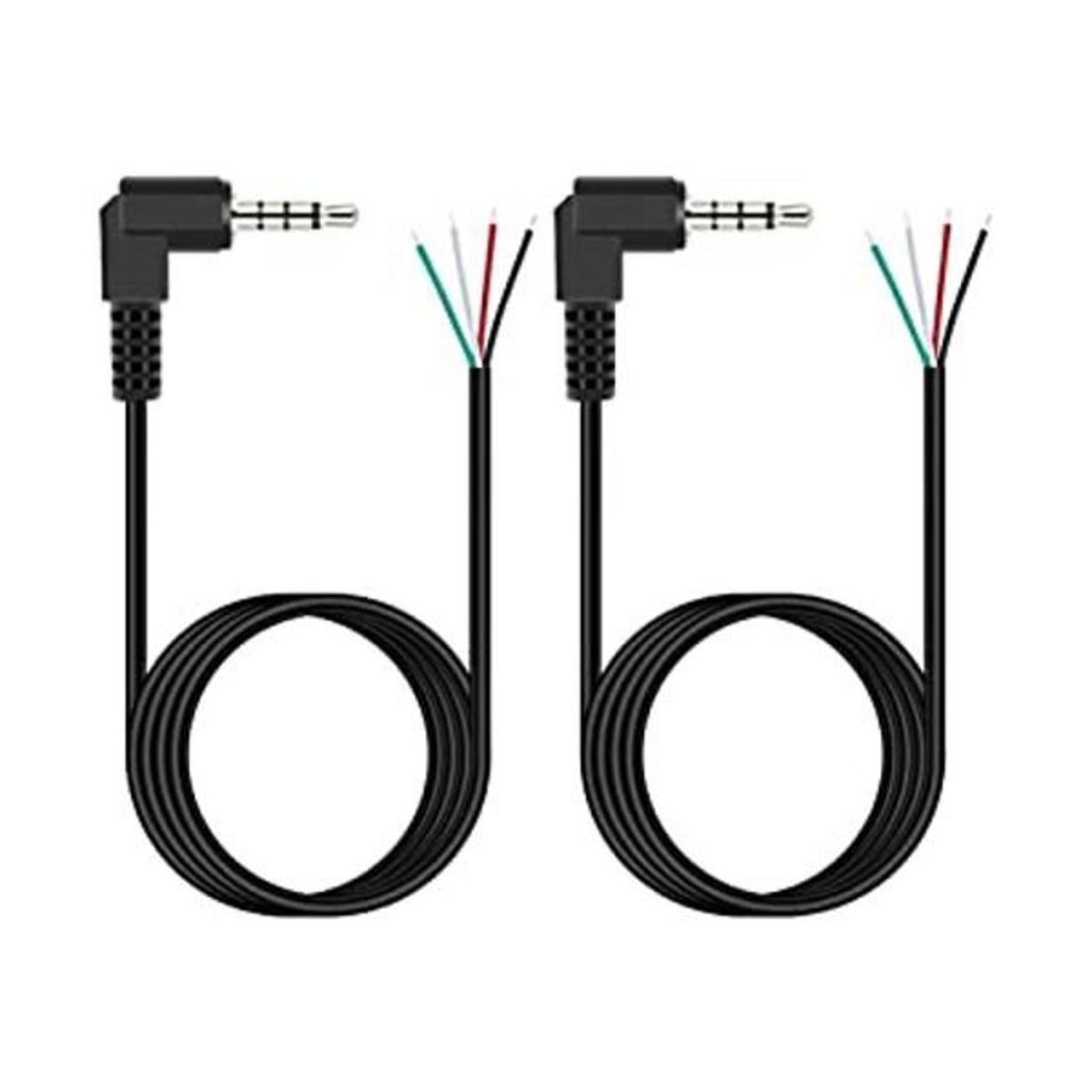 Cable de enchufe macho de 0.138 in L de repuesto 5.9 ft