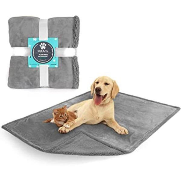 PetAmi Manta impermeable para perro adecuada para cama_1
