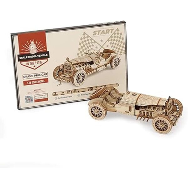 ROBOTIME Juego de rompecabezas de madera en 3D para_6