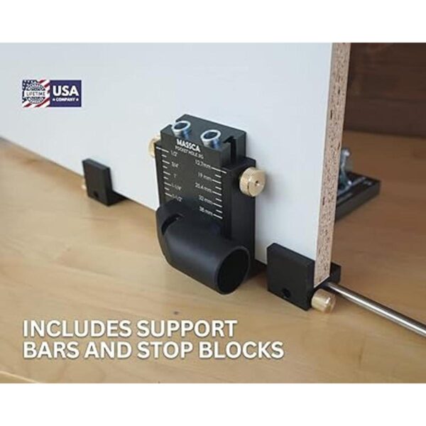 Massca Sistema de perforación de bolsillo de aluminio Pro_3
