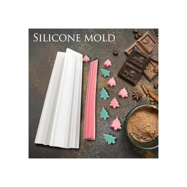 EchoDone Molde de silicona para jabón de árbol de Navidad_4