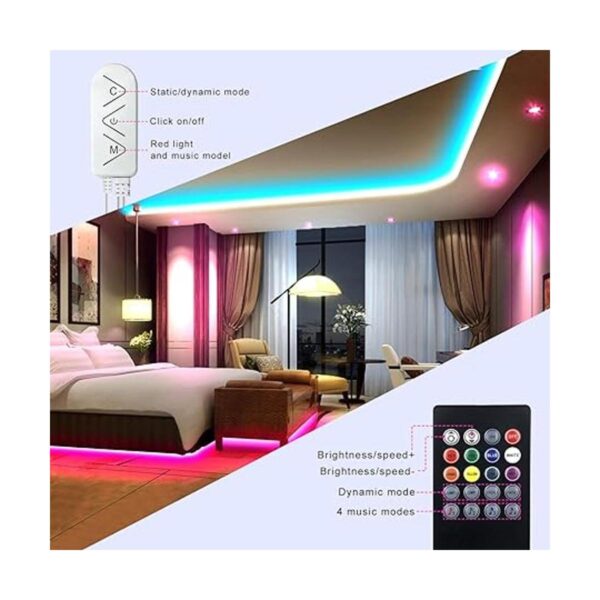 Micomlan Tira de luces LED 49.2 ft 49.2 ft_5