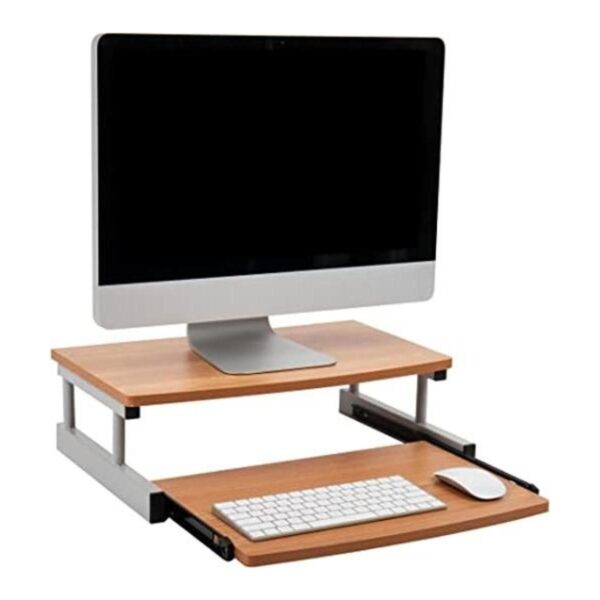 Mind Reader 2TSLIDEBRN Soporte elevador para monitor de 2_1