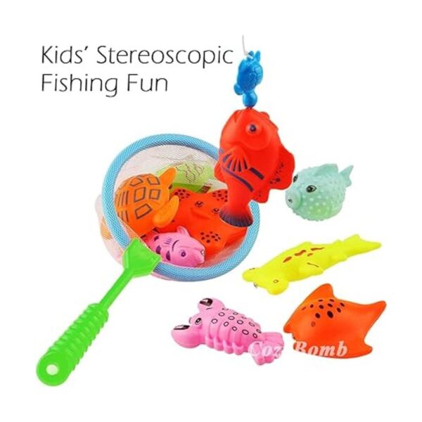 CozyBomB Juego de juguetes de baño de pesca para niños 17_2