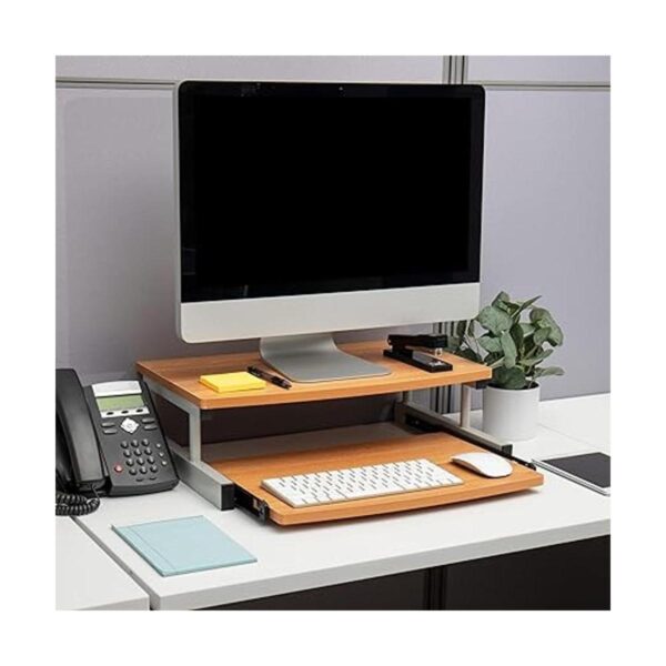 Mind Reader 2TSLIDEBRN Soporte elevador para monitor de 2_2