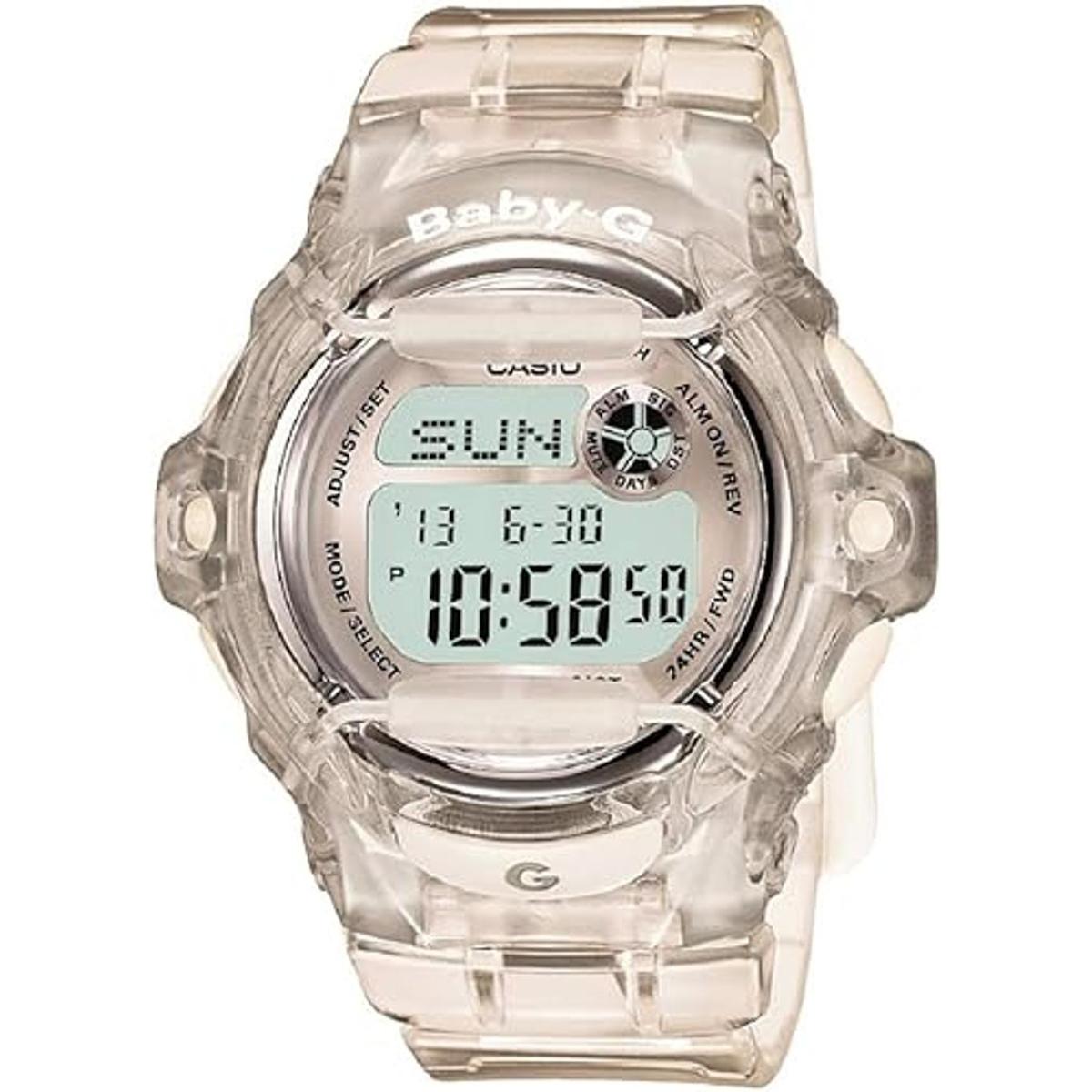 Baby G Reloj de cuarzo para mujer con correa de