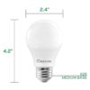 MaxLite Bombilla LED A19 clasificación de accesorio_4