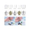 Bandejas colgantes con cabujones de cristal para hacer