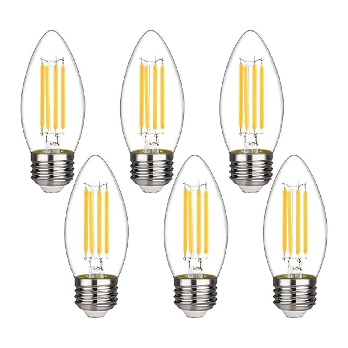BORT B11 Bombillas LED de candelabro regulables de 4 W