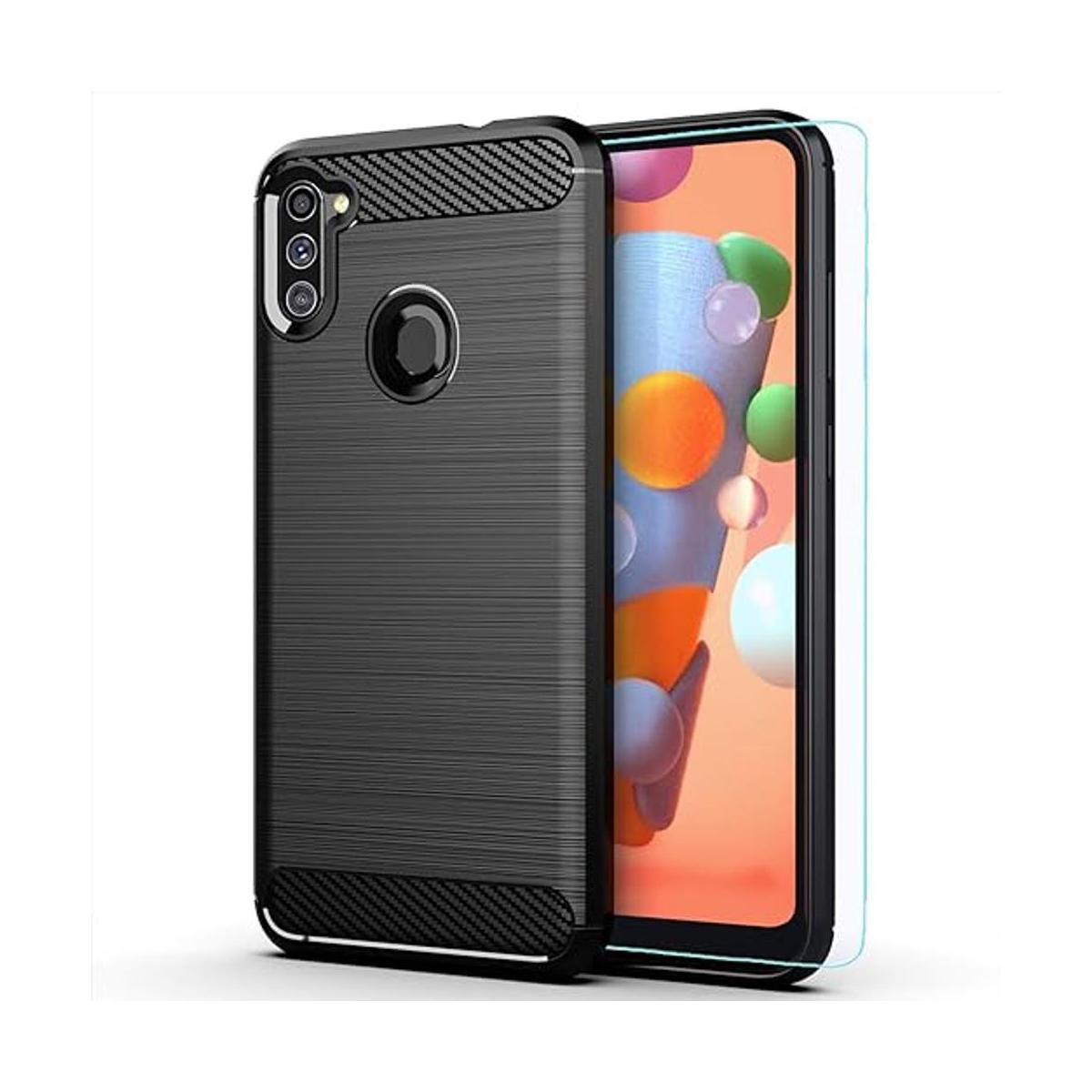 MAIKEZI Carcasa para Samsung Galaxy A11 con protector de