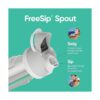 Owala FreeSip Botella de agua transparente con popote_2