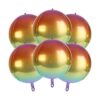 Globos 4D 6 globos de papel de aluminio de mylar de_1