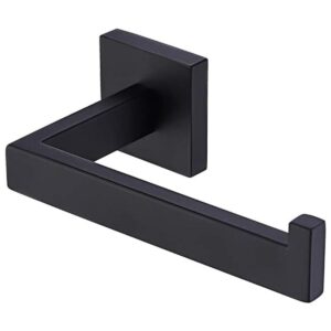 KES Soporte de papel higiénico negro mate soporte de_1