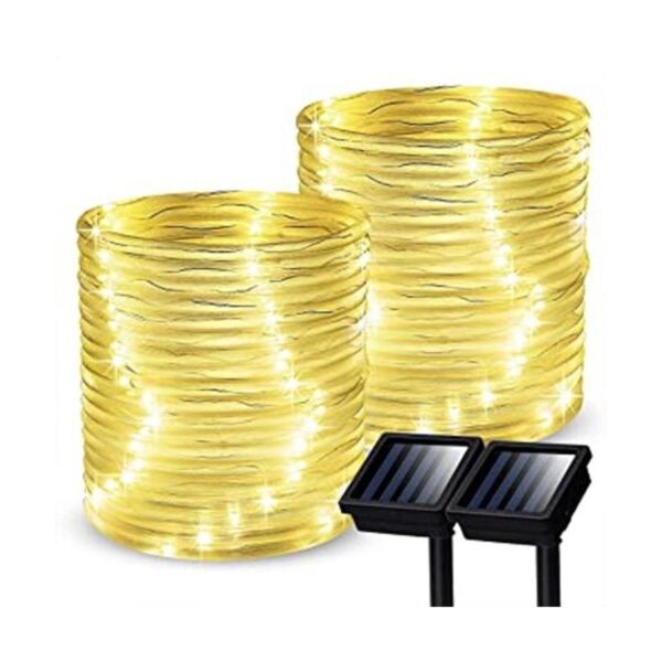 GIGALUMI Tira de luces solares para exteriores