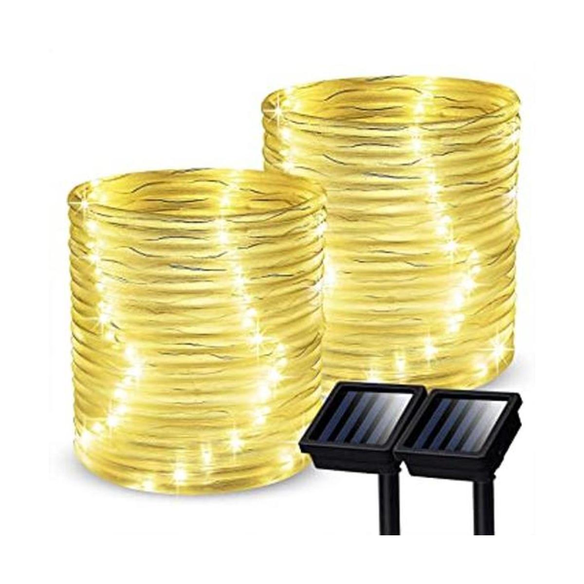 GIGALUMI Tira de luces solares para exteriores