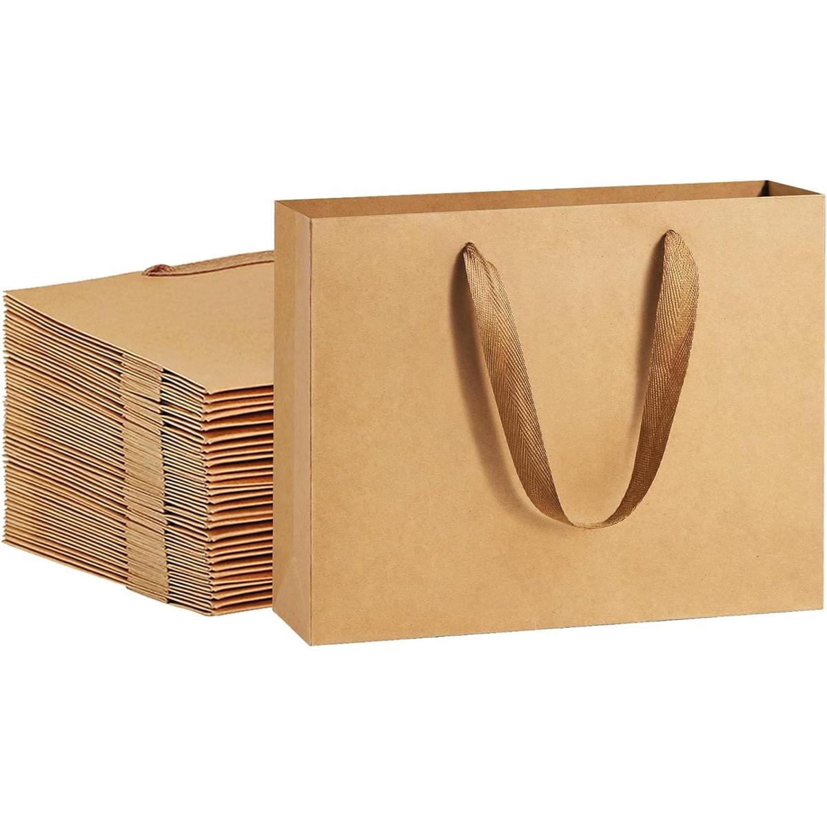 Bolsas de papel de 10.6 x 3.1 x 8.3 pulgadas 25 bolsas de